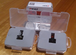 EMAX MT1806 brushless motors in their boxes