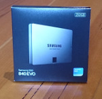 SSD: Samsung 840 EVO 250GB SSD box