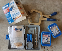 Kreg R3 Pocket Hole Jig case, clamp and screws